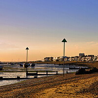 Buy canvas prints of Thorpe Bay Beach Essex England by Andy Evans Photos