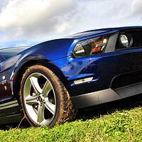 Buy canvas prints of Ford Mustang GT Sports Motor Car by Andy Evans Photos