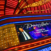 Buy canvas prints of Donny and Marie Osmond Light Up The Strip! by Andy Evans Photos