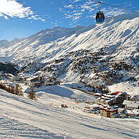 Buy canvas prints of Obergurgl Hochgurgl Tirol Austrian Alps Austria by Andy Evans Photos