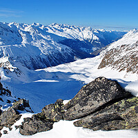 Buy canvas prints of Hochgurgl Obergurgl Tyrol Austrian Alps Austria by Andy Evans Photos