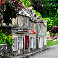 Buy canvas prints of Bourton on the Water Model Village Cotswolds Gloucestershire Eng by Andy Evans Photos