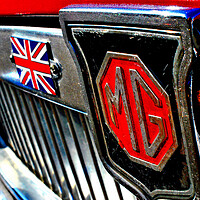 Buy canvas prints of MG Classic British Sports Motor Car by Andy Evans Photos