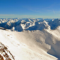 Buy canvas prints of Hochgurgl Obergurgl Tirol Austrian Alps Austria by Andy Evans Photos