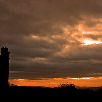 Buy canvas prints of Majestic Sunset at Broadway Tower by Andy Evans Photos