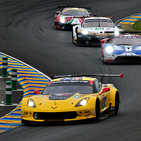 Buy canvas prints of Chevrolet Corvette C7.R Sports Motor Car by Andy Evans Photos