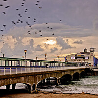 Buy canvas prints of Golden Sunrise at Bournemouth Pier by Andy Evans Photos