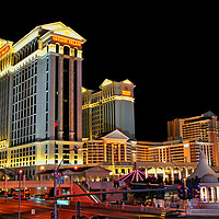 Buy canvas prints of Caesars Palace Las Vegas United States Of America by Andy Evans Photos