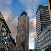 Buy canvas prints of Tower 42 Formerly Natwest Building London UK by Andy Evans Photos
