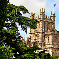 Buy canvas prints of Highclere Castle Downton Abbey England UK by Andy Evans Photos