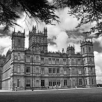 Buy canvas prints of Highclere Castle Downton Abbey England United Kingdom by Andy Evans Photos