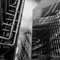 Buy canvas prints of Towering over the Banking District by Andy Evans Photos