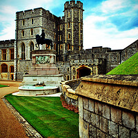 Buy canvas prints of Windsor Castle Berkshire England UK by Andy Evans Photos