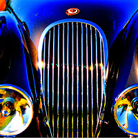 Buy canvas prints of Jaguar Classic Motor Car by Andy Evans Photos