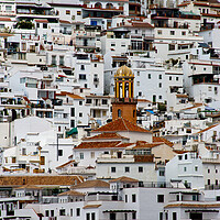 Buy canvas prints of Competa Costa Del Sol Andalucia Spain by Andy Evans Photos