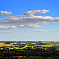 Buy canvas prints of South Downs Beacon Hill Hampshire England by Andy Evans Photos