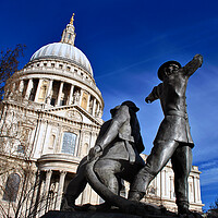 Buy canvas prints of St Paul's Cathedral London England UK by Andy Evans Photos