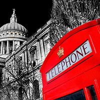 Buy canvas prints of Majestic St Paul's Cathedral in London by Andy Evans Photos