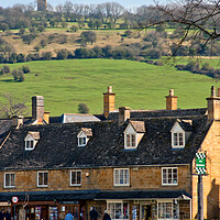 Buy canvas prints of Broadway Cotswolds Worcestershire England UK by Andy Evans Photos