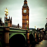 Buy canvas prints of Big Ben Queen Elizabeth Tower Westminster Bridge by Andy Evans Photos