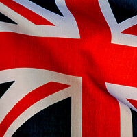 Buy canvas prints of United Kingdom Union Jack Flag by Andy Evans Photos