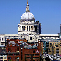Buy canvas prints of St Paul's Cathedral London England UK by Andy Evans Photos