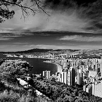 Buy canvas prints of Majestic City of Benidorm by Andy Evans Photos