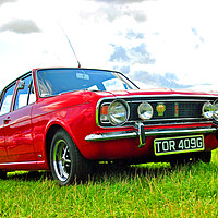 Buy canvas prints of Ford Cortina MK 2 by Andy Evans Photos