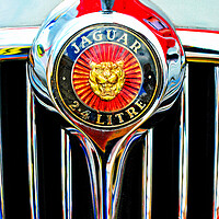 Buy canvas prints of Jaquar Classic Vintage Car by Andy Evans Photos