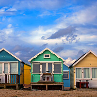 Buy canvas prints of Beach Huts Hengistbury Head Bournemouth Dorset UK by Andy Evans Photos