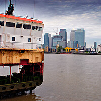 Buy canvas prints of Towering Over the Thames by Andy Evans Photos