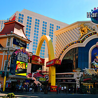 Buy canvas prints of Harrahs Resort Hotel Las Vegas America by Andy Evans Photos