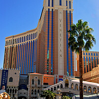 Buy canvas prints of Venetian Hotel Las Vegas United States of America by Andy Evans Photos