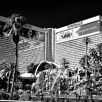 Buy canvas prints of Mirage Hotel Las Vegas United States by Andy Evans Photos