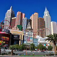 Buy canvas prints of Unveiling Las Vegas' Iconic American Splendour by Andy Evans Photos