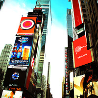 Buy canvas prints of New York City Times Square America by Andy Evans Photos