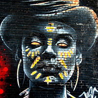 Buy canvas prints of Vibrant Graffiti Artistry, Digbeth, Birmingham by Andy Evans Photos