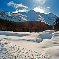 Buy canvas prints of Canada's Stunning Icefields Parkway Panorama by Andy Evans Photos
