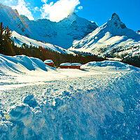 Buy canvas prints of Spectacular Canadian Rockies: Icefields Parkway by Andy Evans Photos