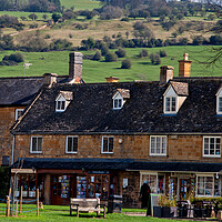 Buy canvas prints of Quintessential English Charm: Broadway Cotswolds by Andy Evans Photos