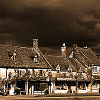 Buy canvas prints of Quintessential Cotswolds: Broadway High Street by Andy Evans Photos