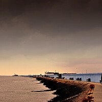 Buy canvas prints of Tranquil Concord Beach, Canvey Island by Andy Evans Photos