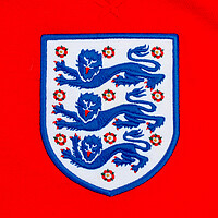 Buy canvas prints of England Three Lions Shirt Badge by Andy Evans Photos