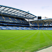 Buy canvas prints of Chelsea FC Stamford Bridge West Stand by Andy Evans Photos