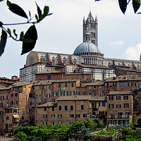 Buy canvas prints of Siena Skyline Cityscape Tuscany Italy by Andy Evans Photos