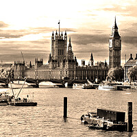 Buy canvas prints of Big Ben Houses of Parliament Westminster Bridge Lo by Andy Evans Photos