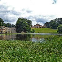 Buy canvas prints of Grounds of Blenheim Palace Woodstock Oxfordshire England UK by Andy Evans Photos