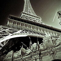 Buy canvas prints of Eiffel Tower Paris Hotel Las Vegas America by Andy Evans Photos