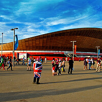 Buy canvas prints of Lee Valley VeloPark 2012 London Olympic Velodrome by Andy Evans Photos