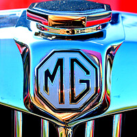 Buy canvas prints of MG Classic Sports Motor Car by Andy Evans Photos
